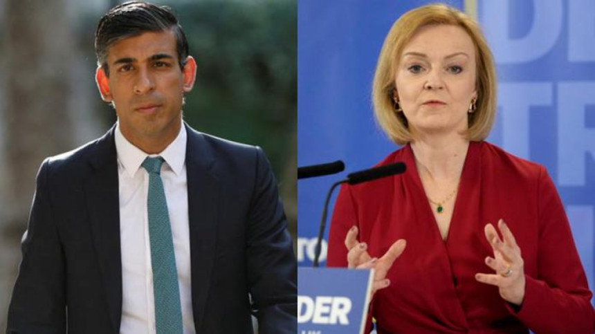 ব্রিটিশ প্রধানমন্ত্রী হওয়ার দৌড়ে এখন শুধু ঋষি সুনক ও লিজ ট্রাস