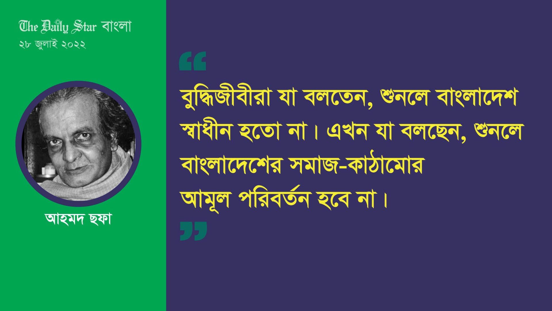 আহমদ ছফার শ্রেষ্ঠ প্রবন্ধের খোঁজে