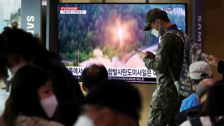 উত্তর কোরিয়ার আরও ২ ব্যালিস্টিক ক্ষেপণাস্ত্র পরীক্ষা