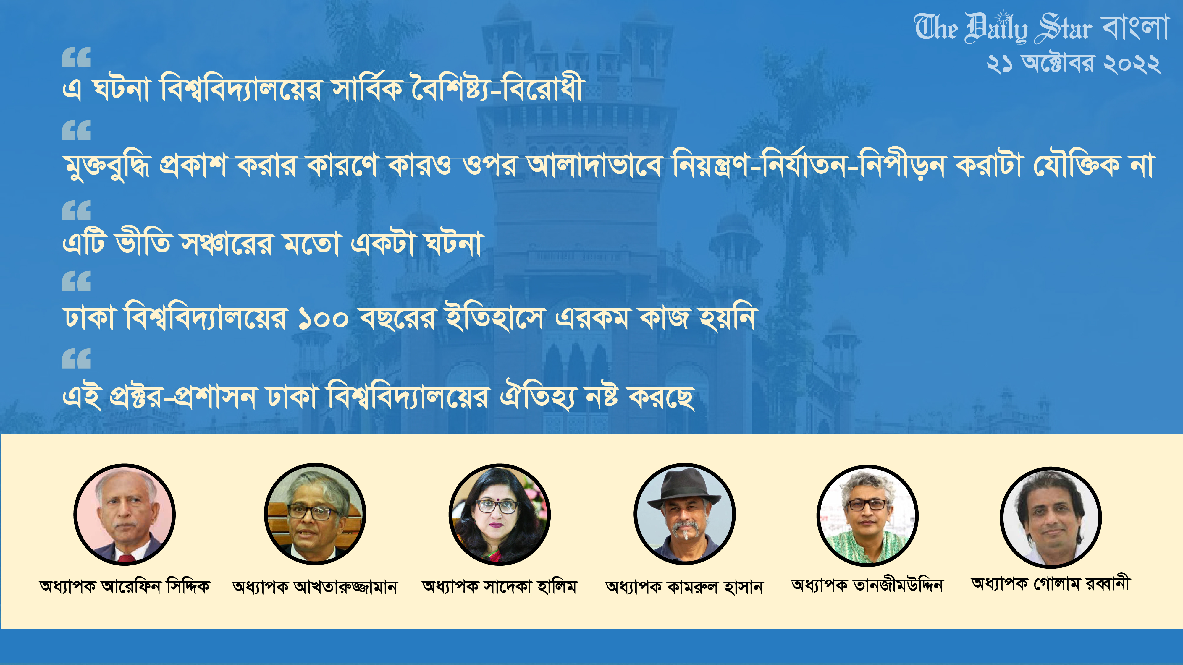 প্রক্টরের ‘অপসারণ’ দাবি, শিক্ষকের ব্যক্তিগত তথ্য সংগ্রহ ও ঢাবির ‘সম্মান’