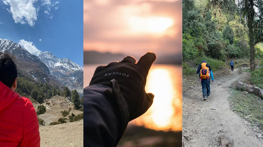 নেপালে ট্রেকিংয়ের প্রস্তুতি