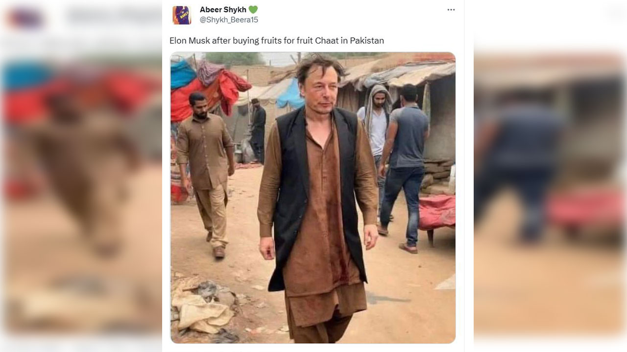 পাকিস্তানে ফল কিনে ‘ফতুর’ ইলন মাস্ক, মিম ভাইরাল