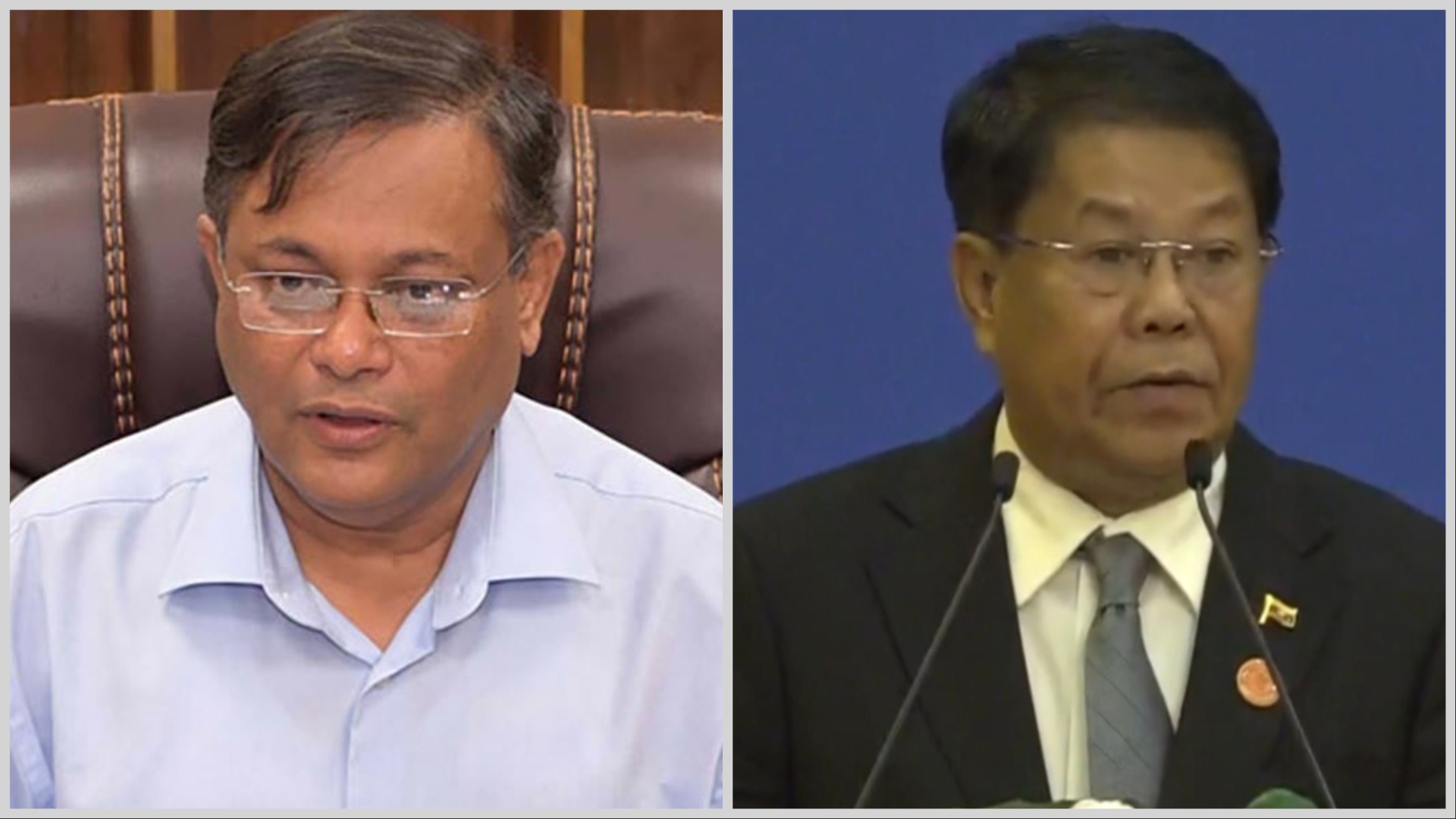 উগান্ডায় হাছান মাহমুদের সঙ্গে মিয়ানমারের পররাষ্ট্রমন্ত্রী থান সুয়ের বৈঠক