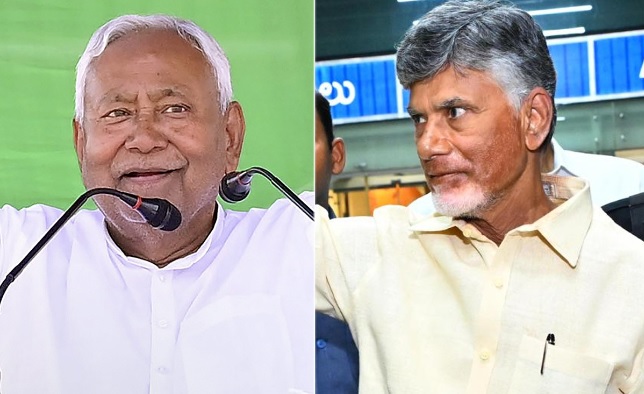 সরকার গঠনের বৈঠকে নীতীশ-নাইডু যাচ্ছেন দিল্লি