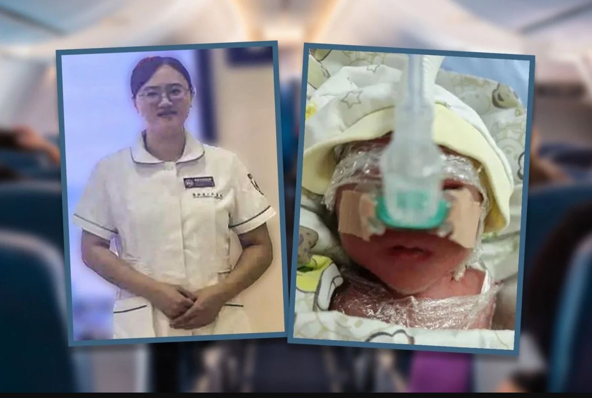 আকাশে জন্ম নেওয়া ৮২০ গ্রাম ওজনের শিশুর জীবন বাঁচালেন নার্স