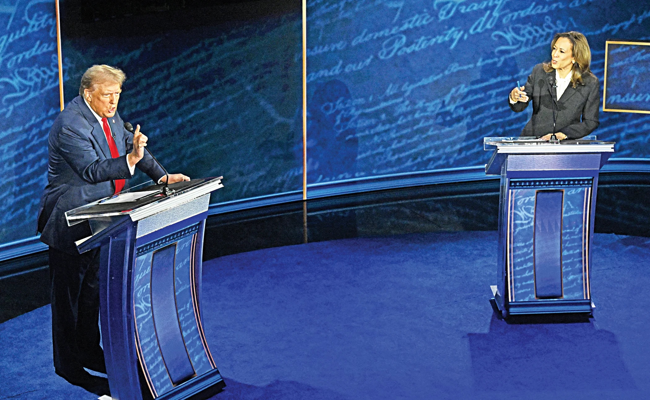 মার্কিন নির্বাচন: ট্রাম্প না হ্যারিস, বিতর্কের পর কে এগিয়ে