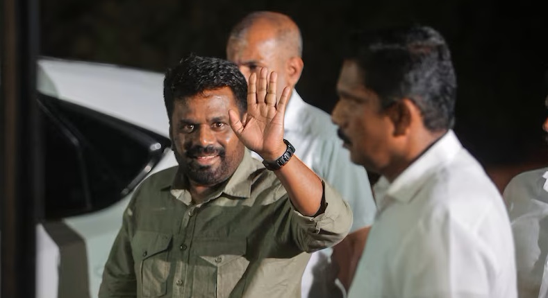 শ্রীলঙ্কার নতুন প্রেসিডেন্ট বামপন্থী নেতা অনুড়া দিশানায়েকে