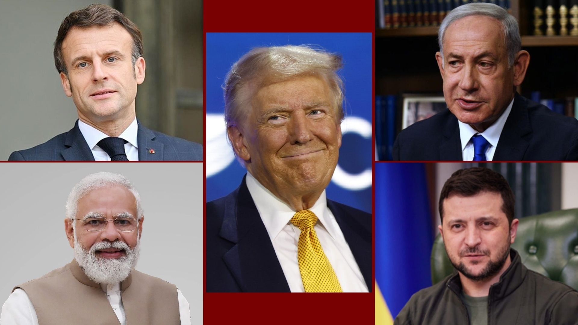 ট্রাম্পকে মোদি, মাখোঁ, নেতানিয়াহু, জেলেনস্কিসহ বিশ্বনেতাদের অভিনন্দন