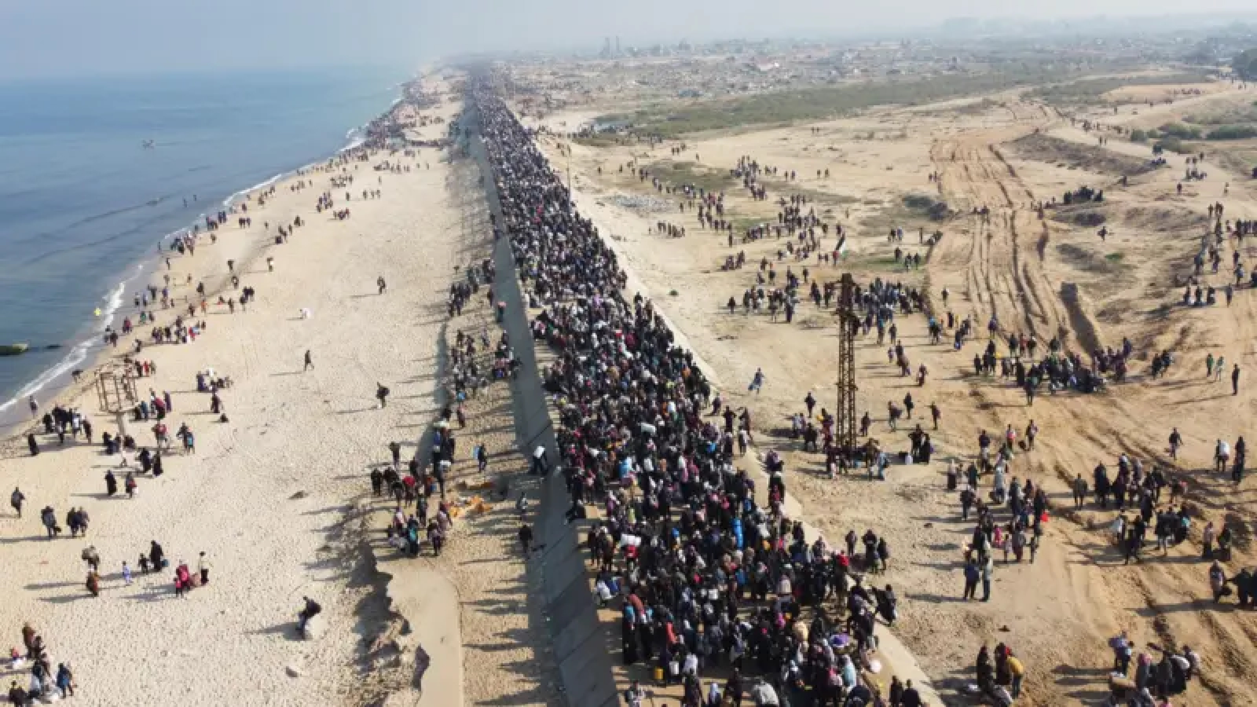 উত্তর গাজায় ফিলিস্তিনিদের ঢল, ট্রাম্পের প্রস্তাব নাকচ জর্ডান-মিশরের