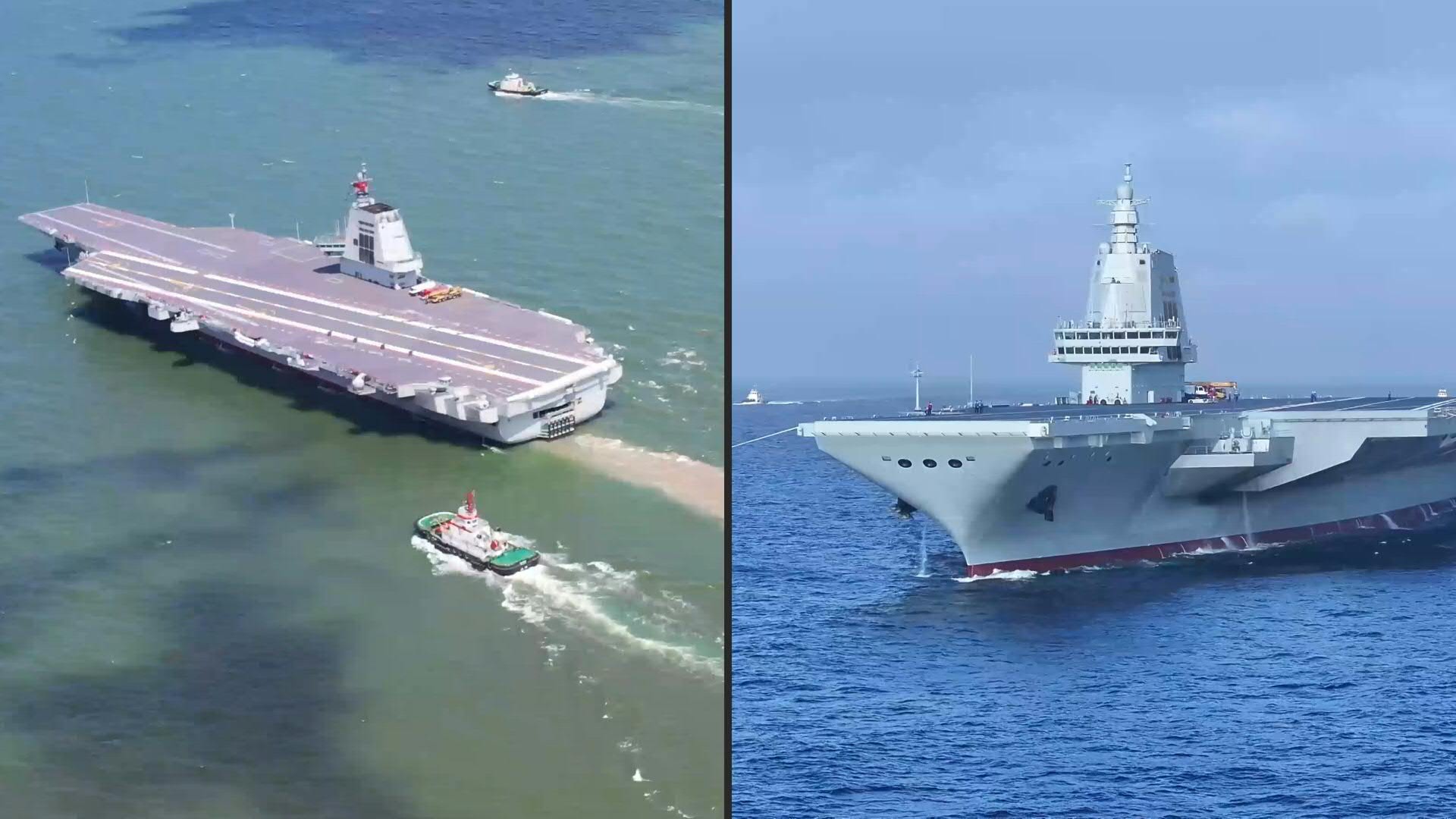 চীনের নৌবাহিনীতে যুক্ত হলো তৃতীয় রণতরি ফুজিয়ান