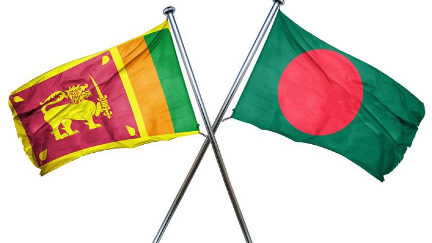 Bangladesh and Sri Lanka Flag
