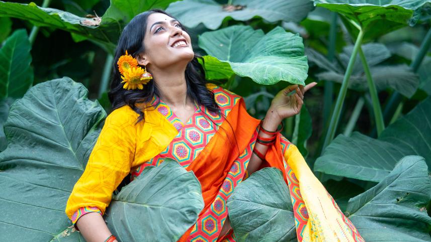 বসন্তের পোশাক ও সাজ