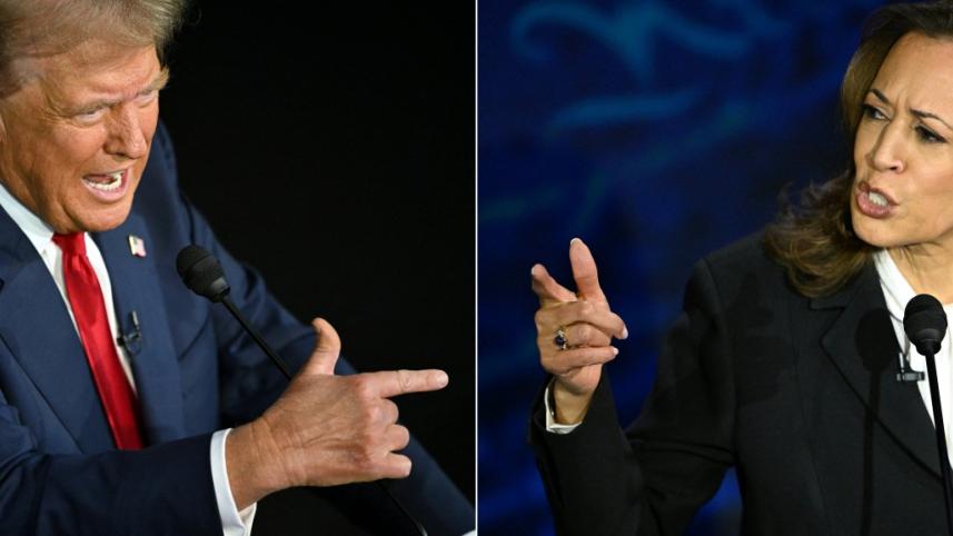 ট্রাম্প-কমলা