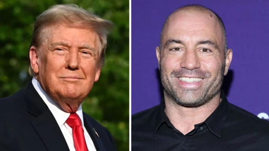 Joe Rogan and Trump 