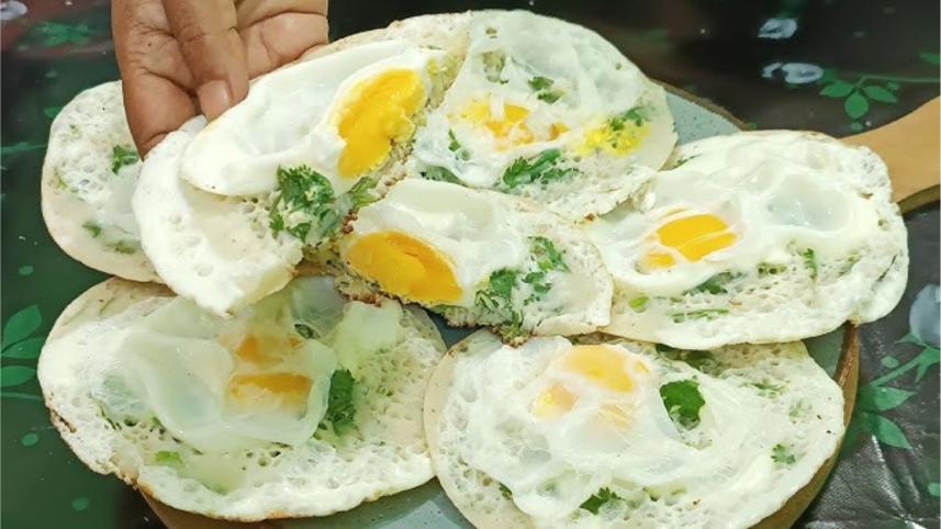 ডিম চিতই পিঠা