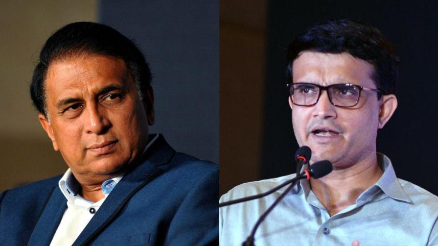 sourav ganguly and sunil gavaskar