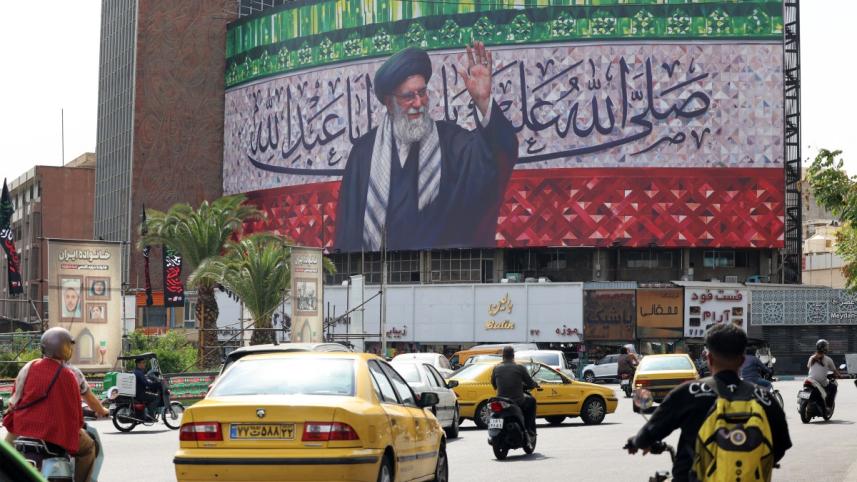 Khamenei billboard