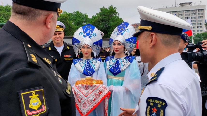 China Russia Joint Naval Drill