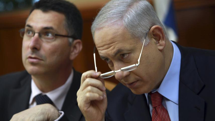 Gideon Saar and Netanyahu