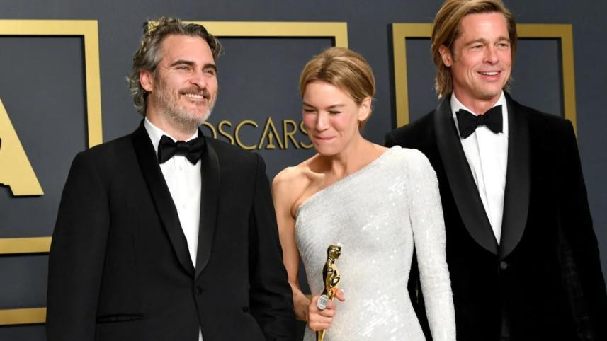 Brad Pitt and Hoachim Phoenix